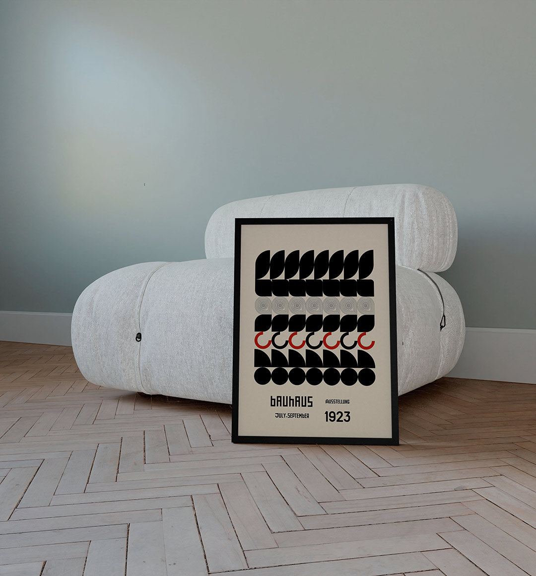 Vormritme en contrast Poster