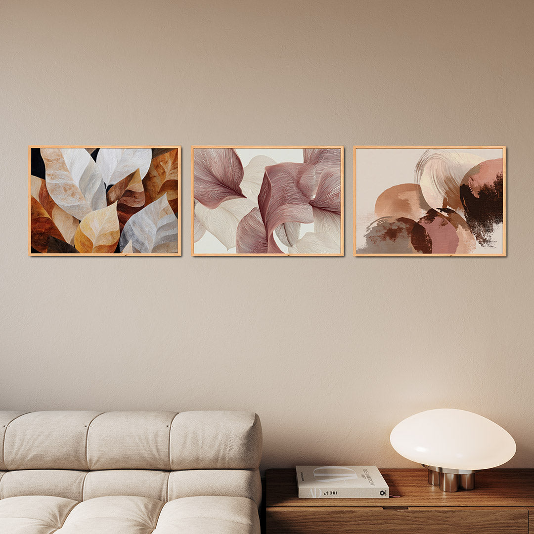 Bladvormen harmonie Posterset