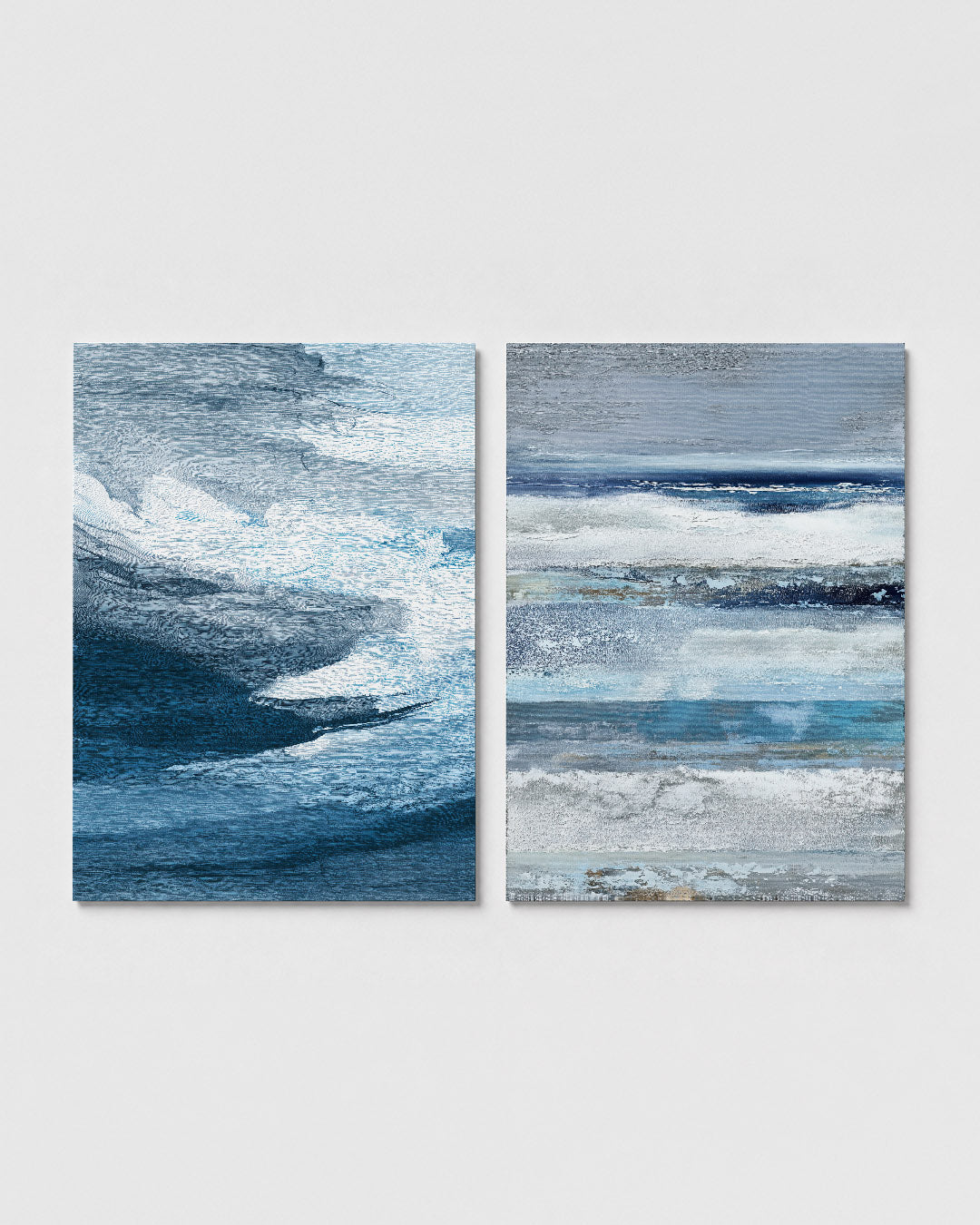 Vloeibare kleurstromen Posterset