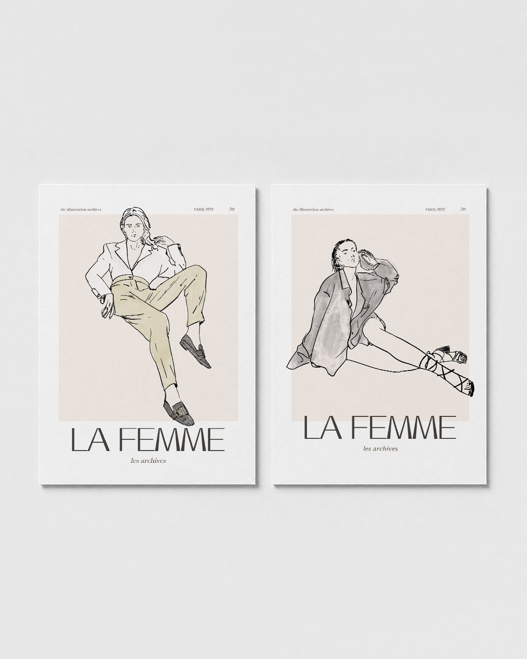 Lijn en kleur Posterset