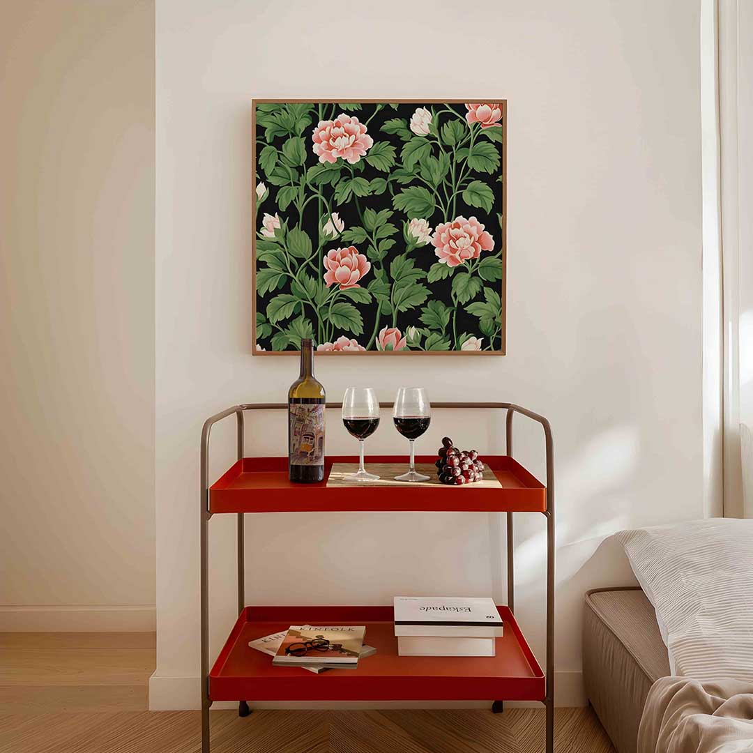 Bloemen en bladeren Poster