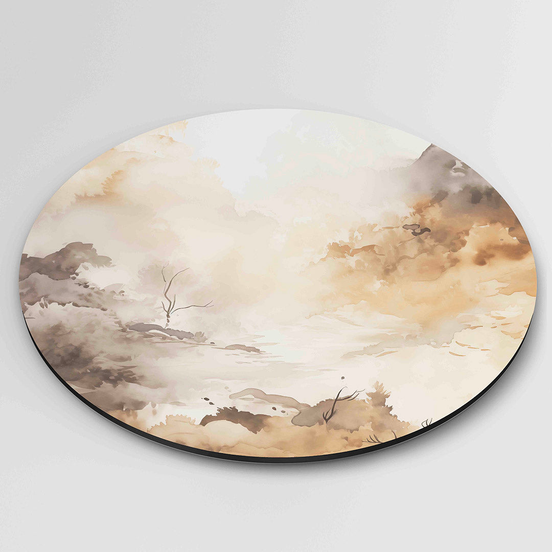 Natuurlijke tinten Muurcirkel