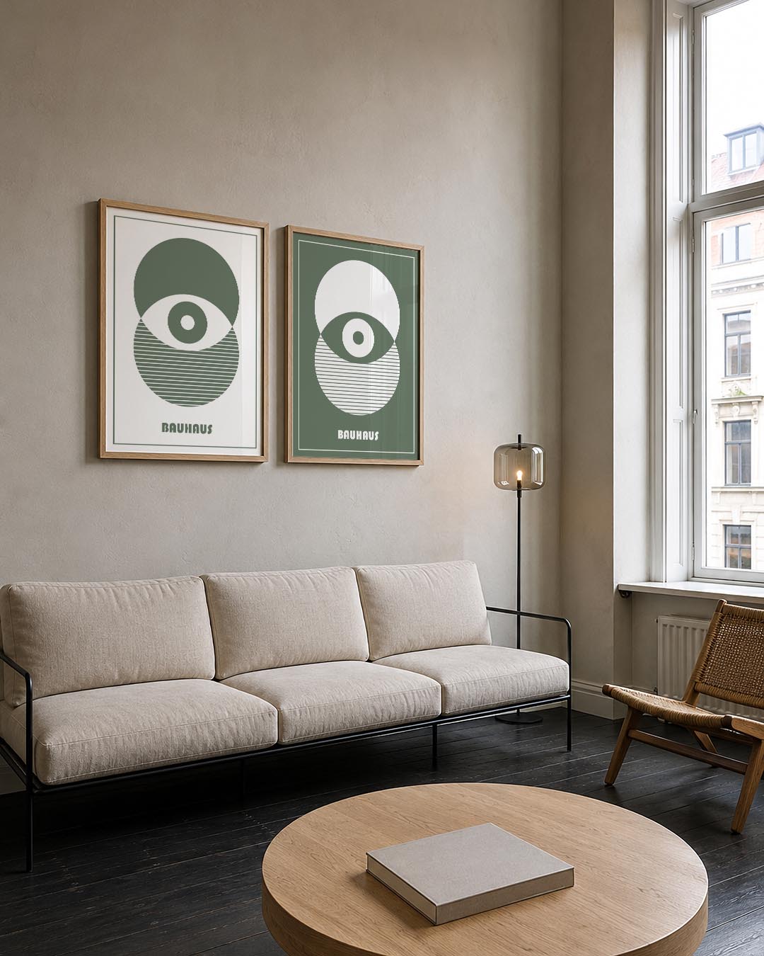 Cirkel en lijnen Posterset