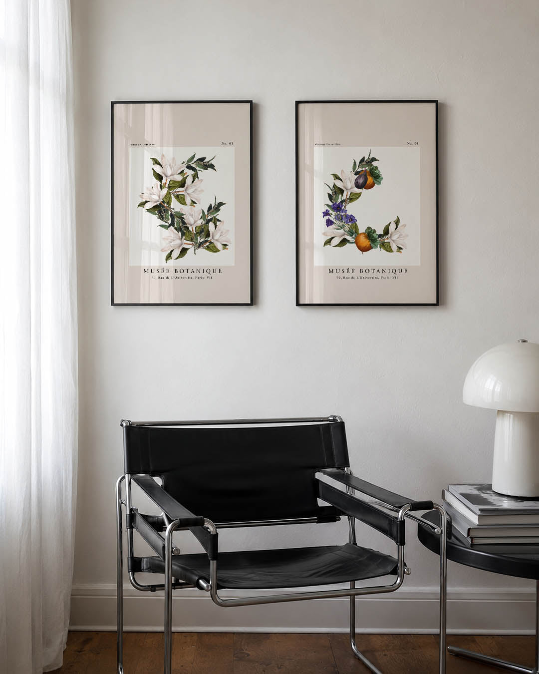 Bloemrijke elegantie Posterset
