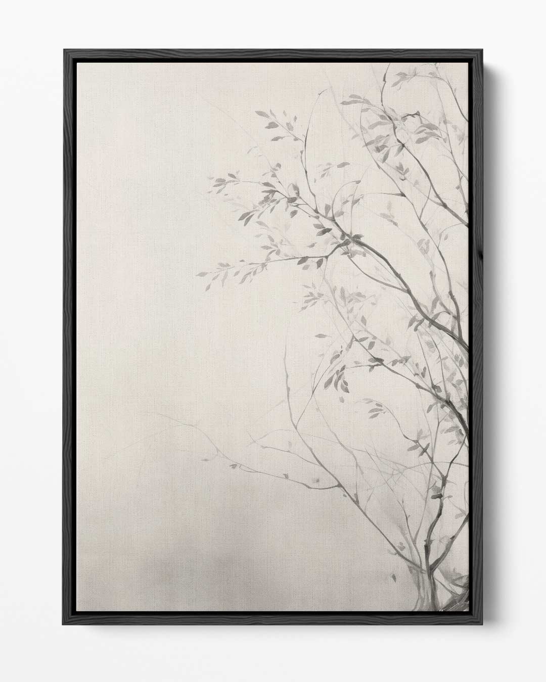 Minimalistische Natuur Schets Kunstwerk-canvas-dibond-plexiglas-wanddecoratie-WallArtistic