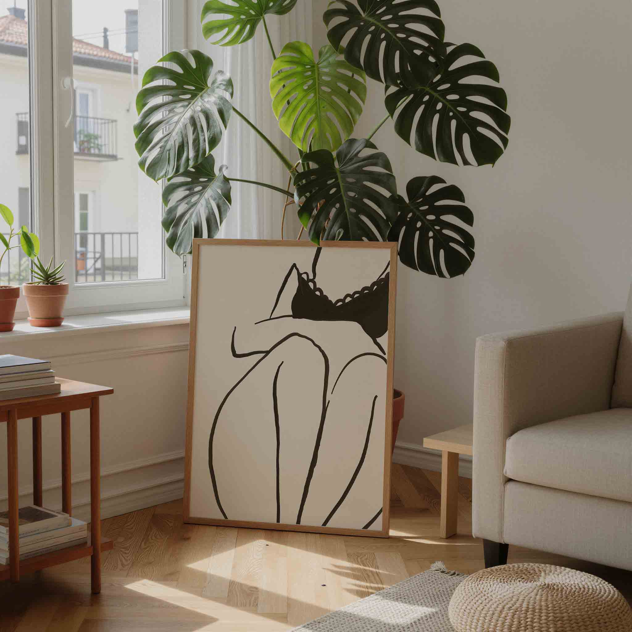 Minimalistische figuur Poster