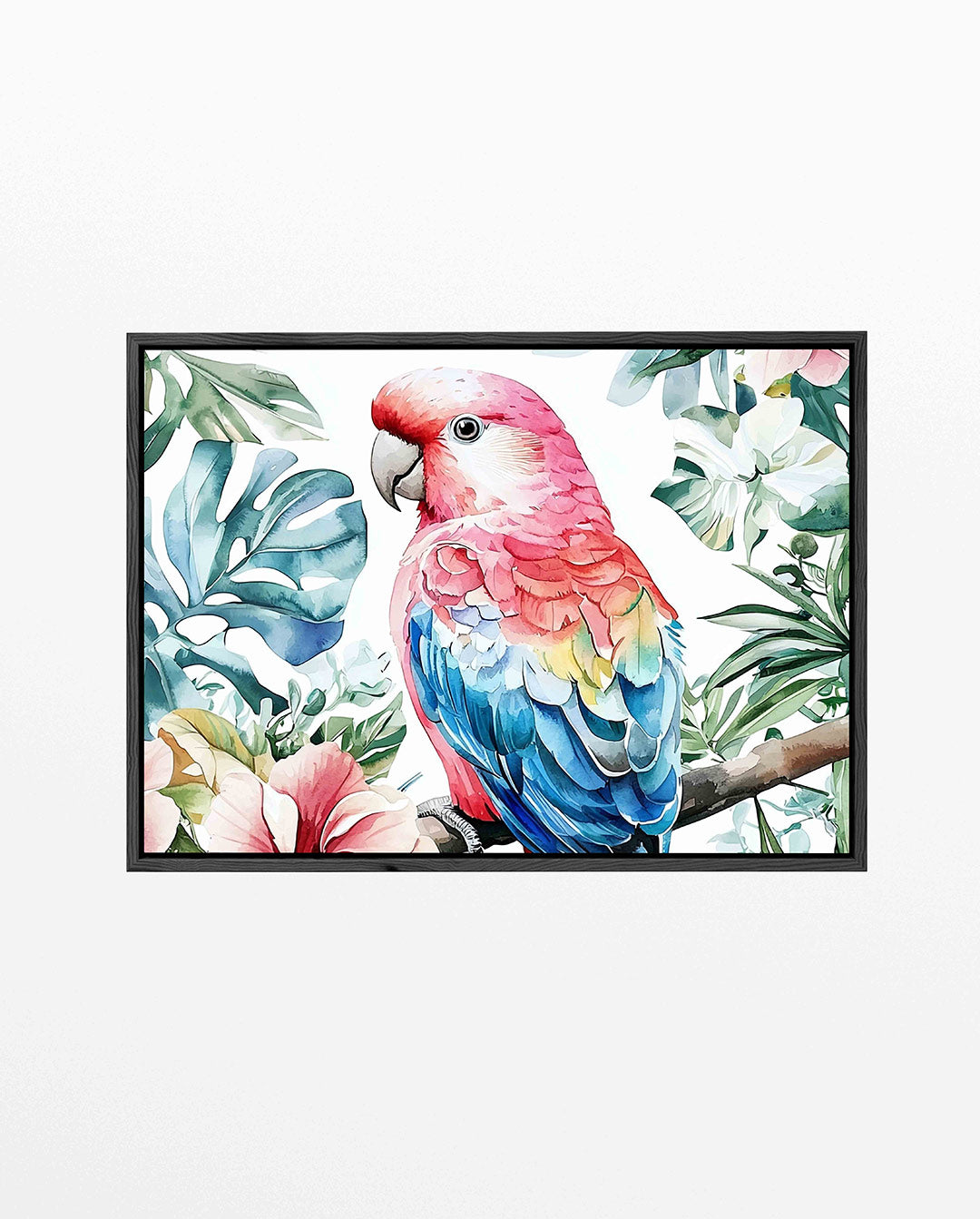 Vrolijke papegaai Kunstwerk