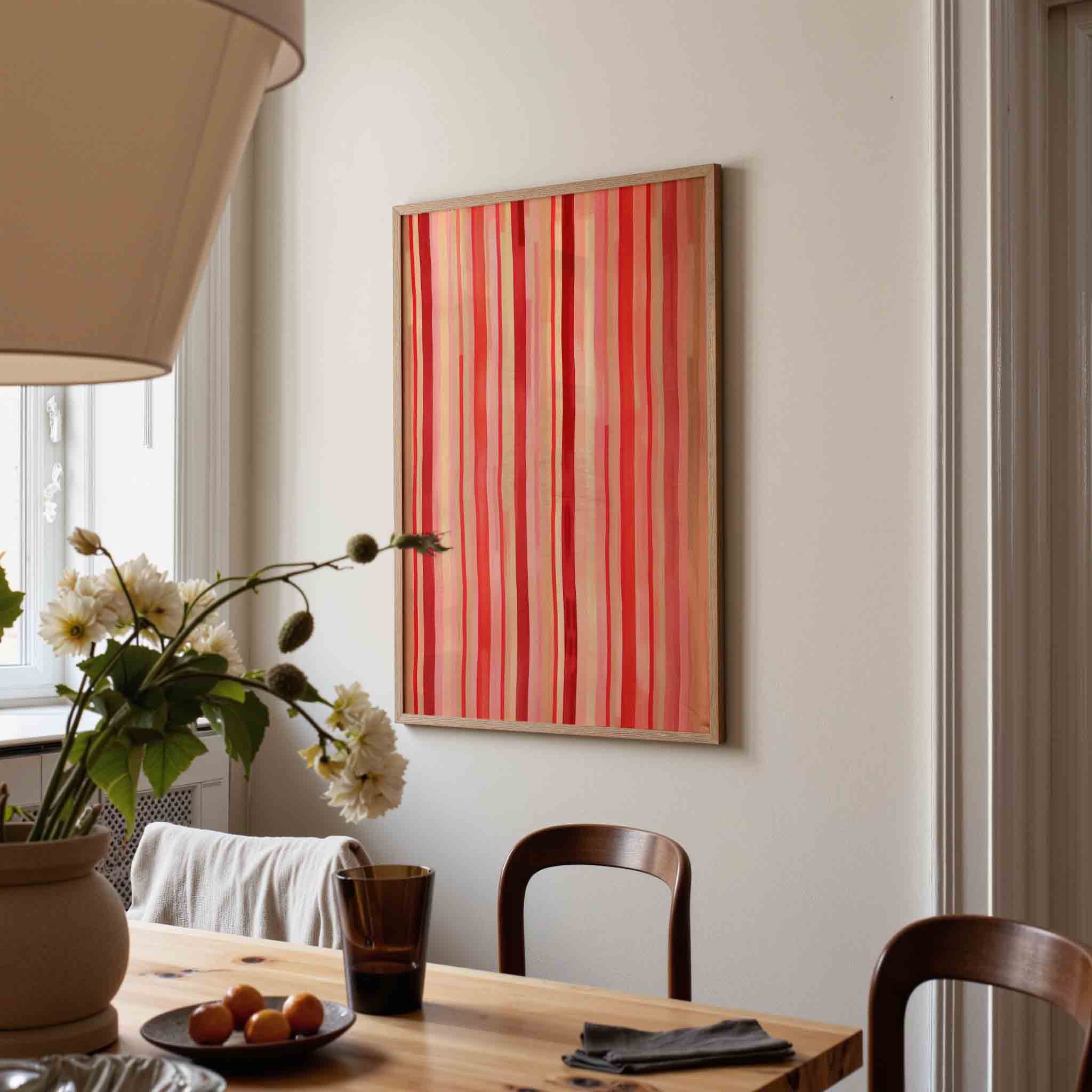 Verticale strepen Poster