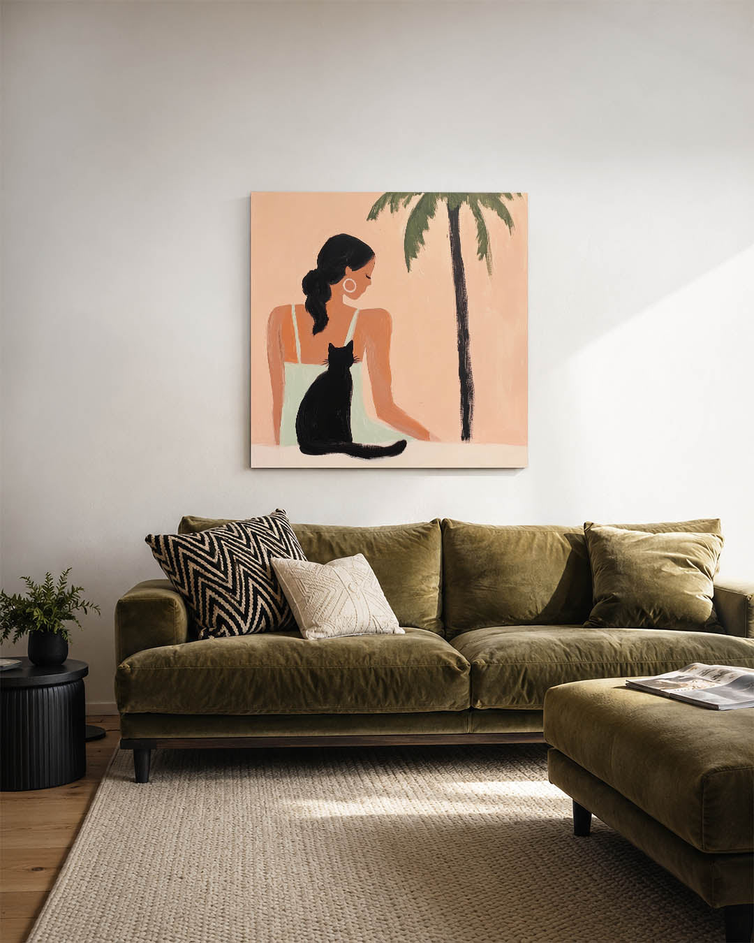 Zomerse rust Kunstwerk
