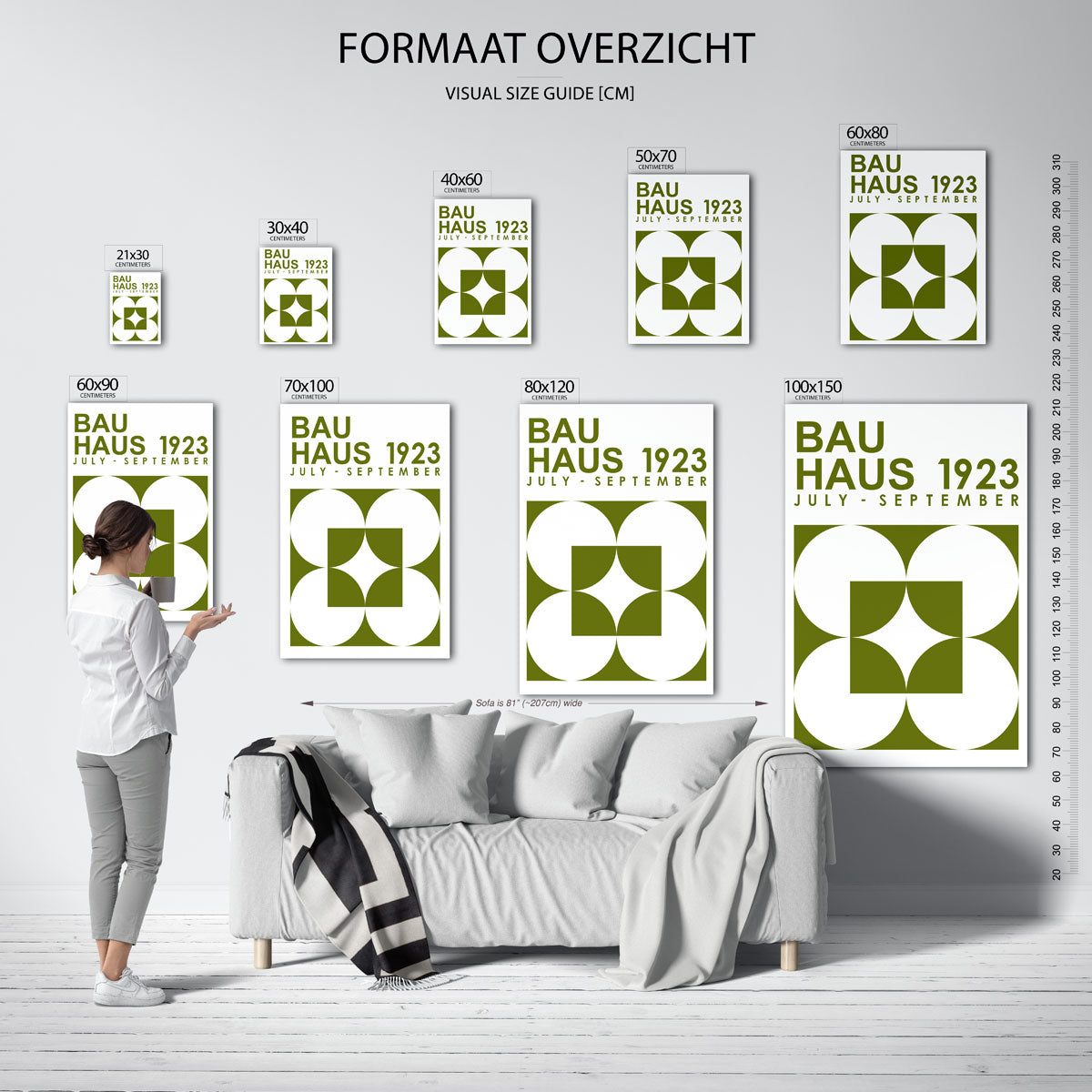 Vormen en vlakken Poster
