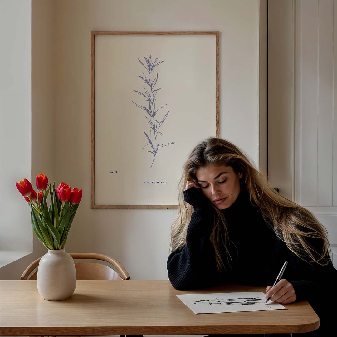 Botanische Kunstprint Poster-WallArtistic