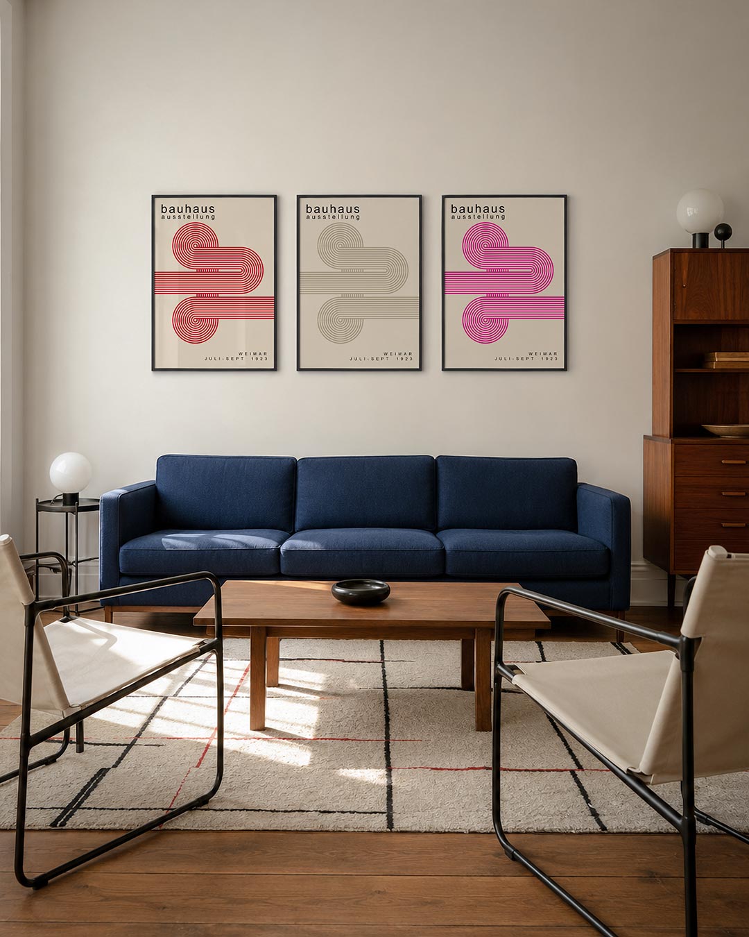 Ritmische lijnen Posterset
