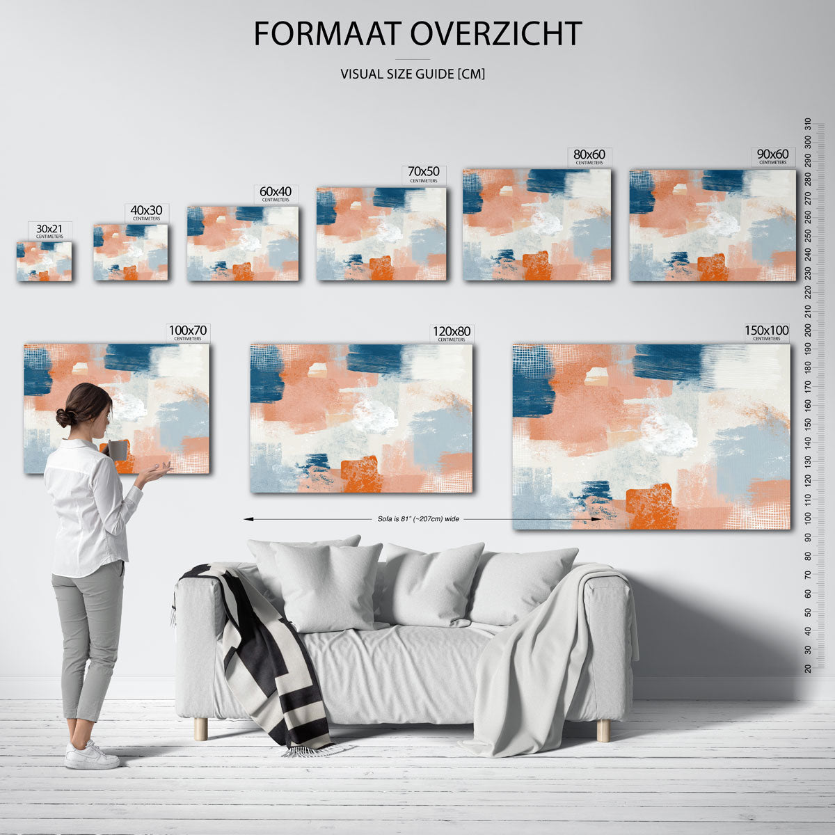 Abstracte vormen Poster