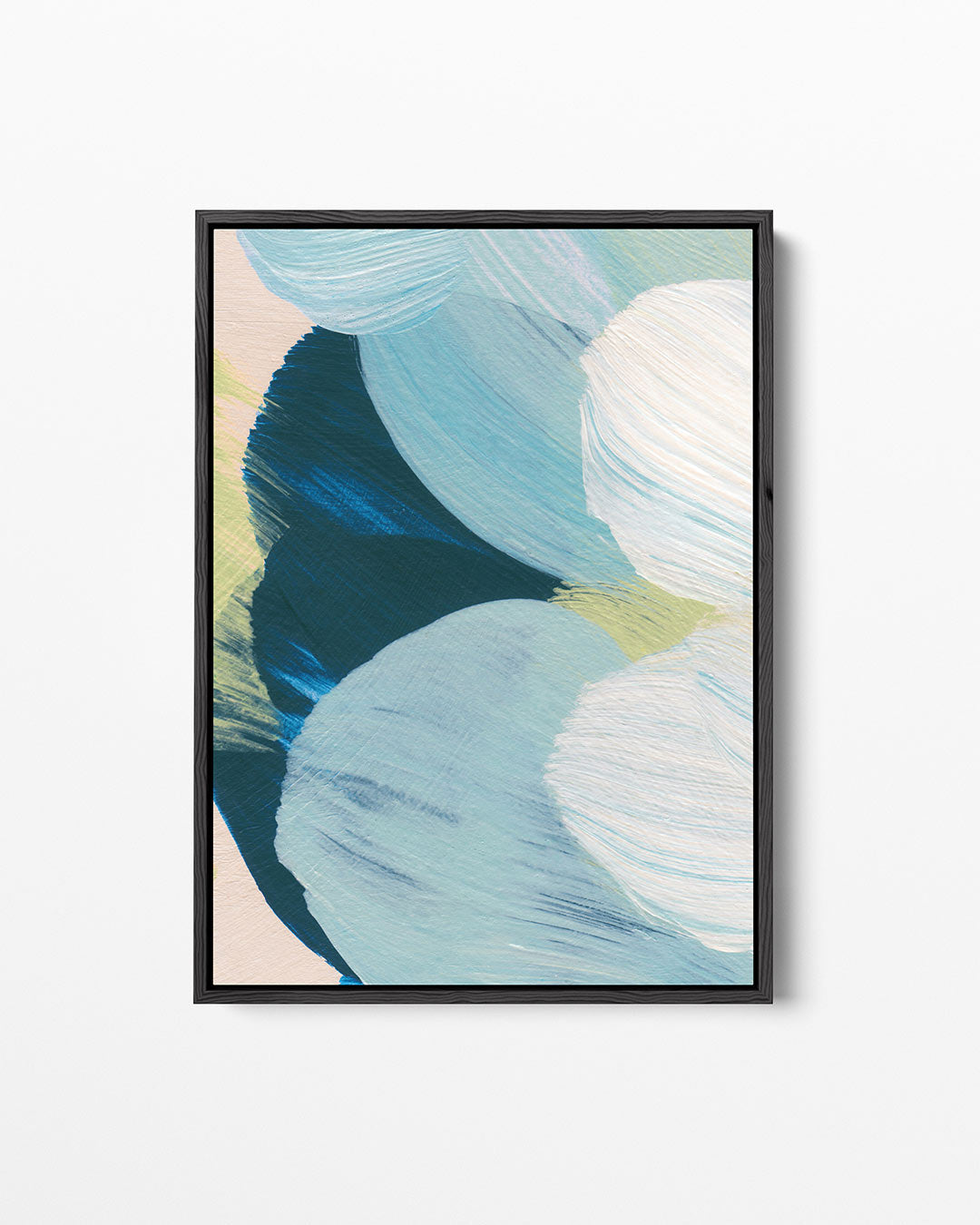 Vloeiende kleurencompositie Kunstwerk