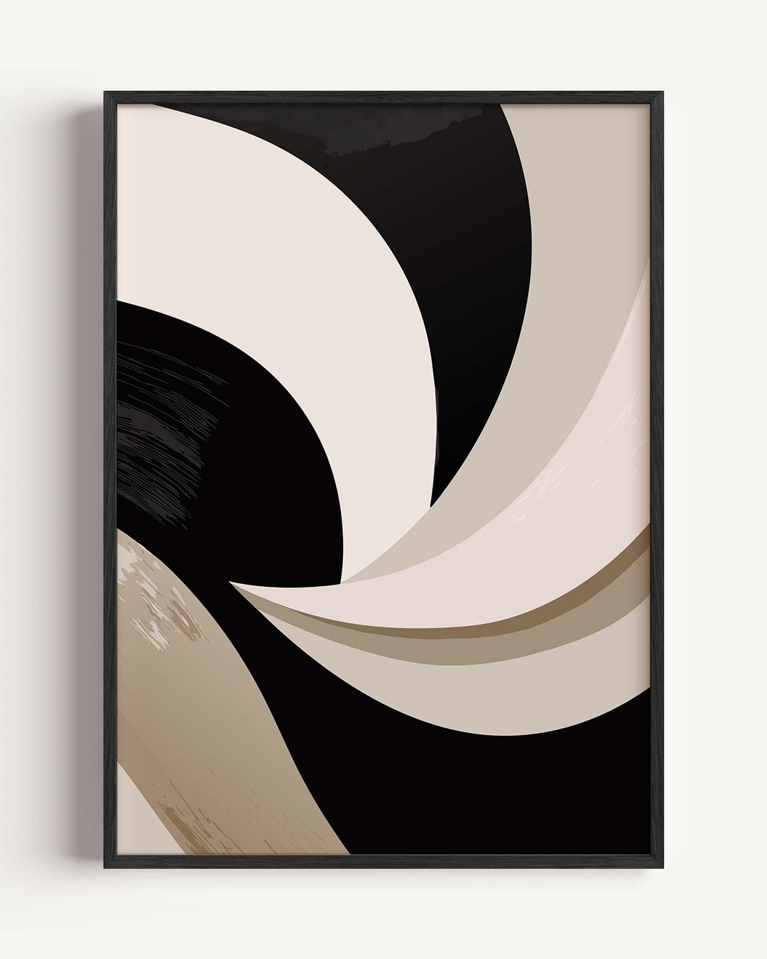 Stijlvolle Abstracte Bewegingen Poster-WallArtistic