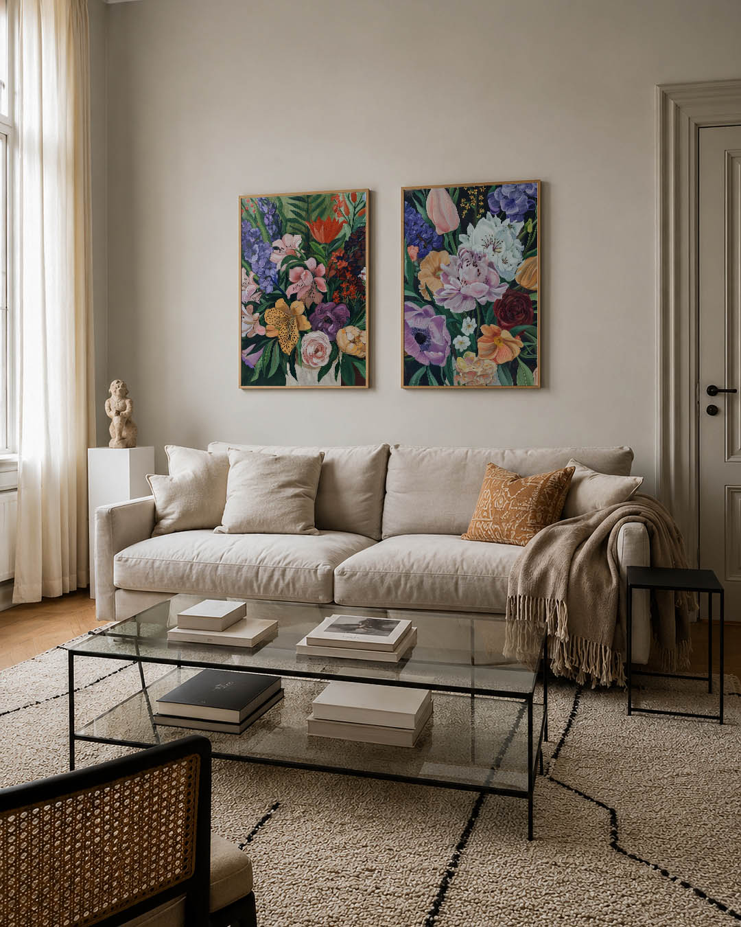Bloemrijke kleurexplosie Posterset