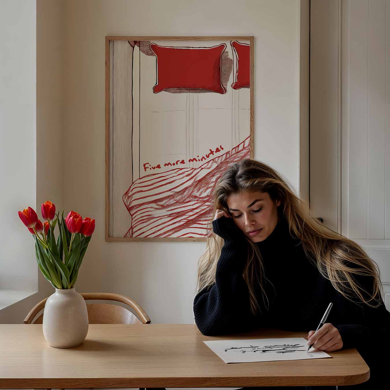 Slaapkamer Inspiratie Poster-WallArtistic