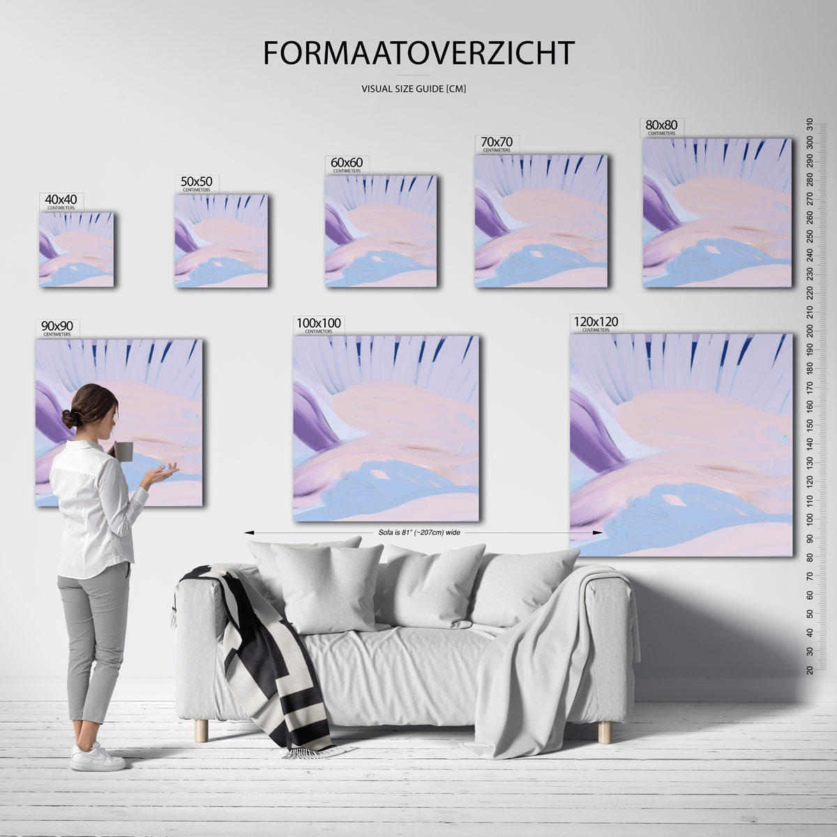 Abstracte vormen Poster
