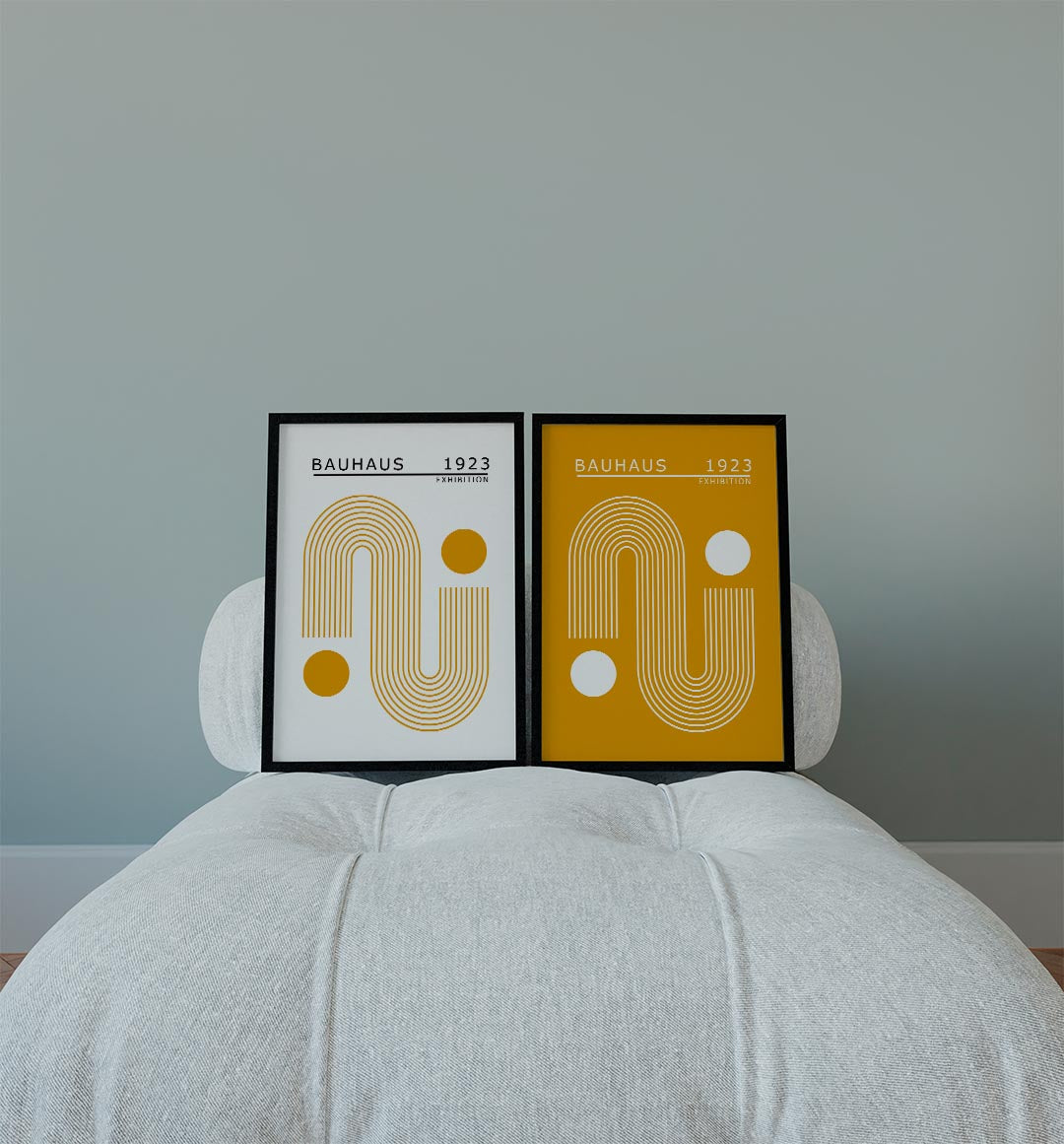 Lijnen en cirkelspel Posterset