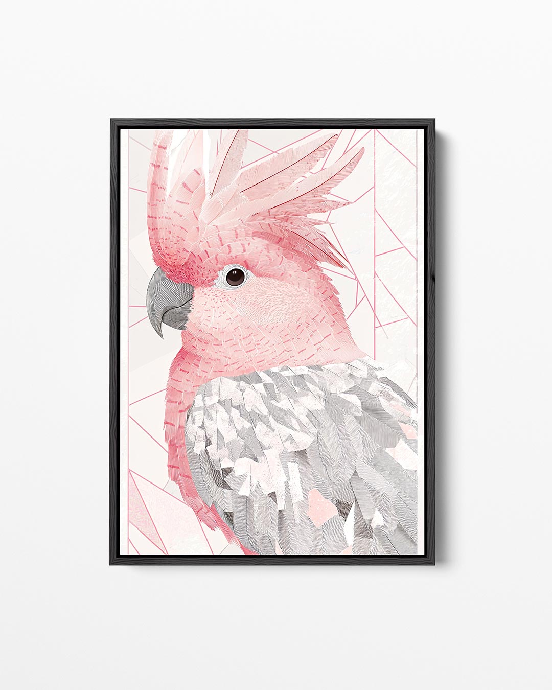 Geometrische vogel Kunstwerk