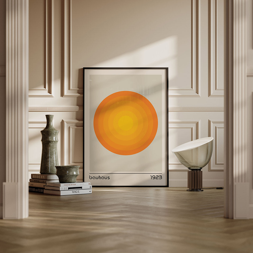 Cirkelvormen en kleur Poster
