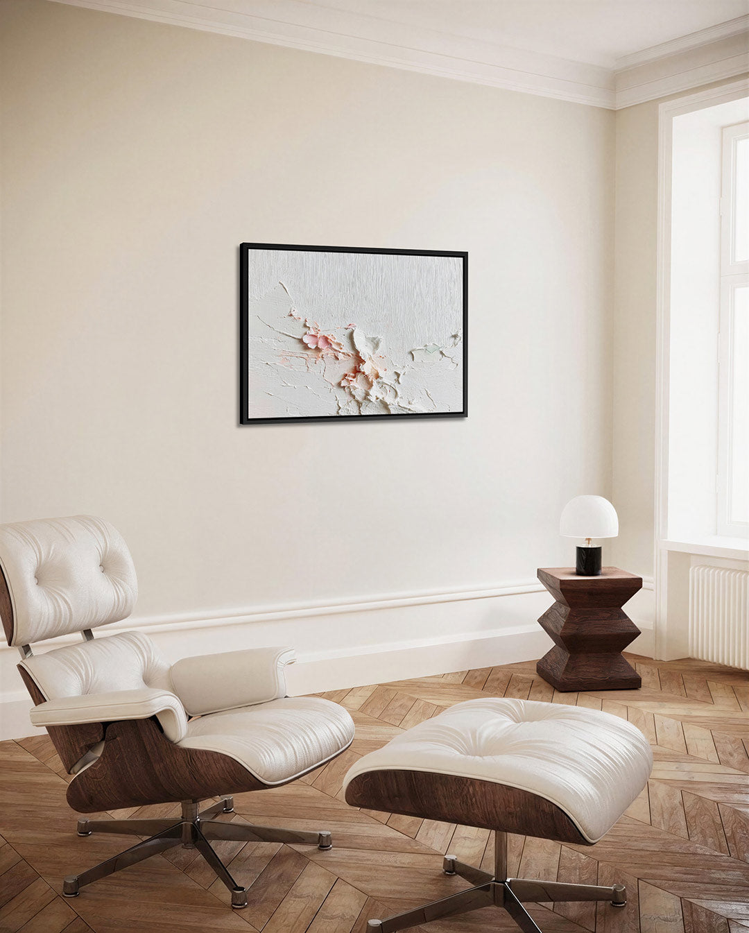 Textuur en licht Kunstwerk