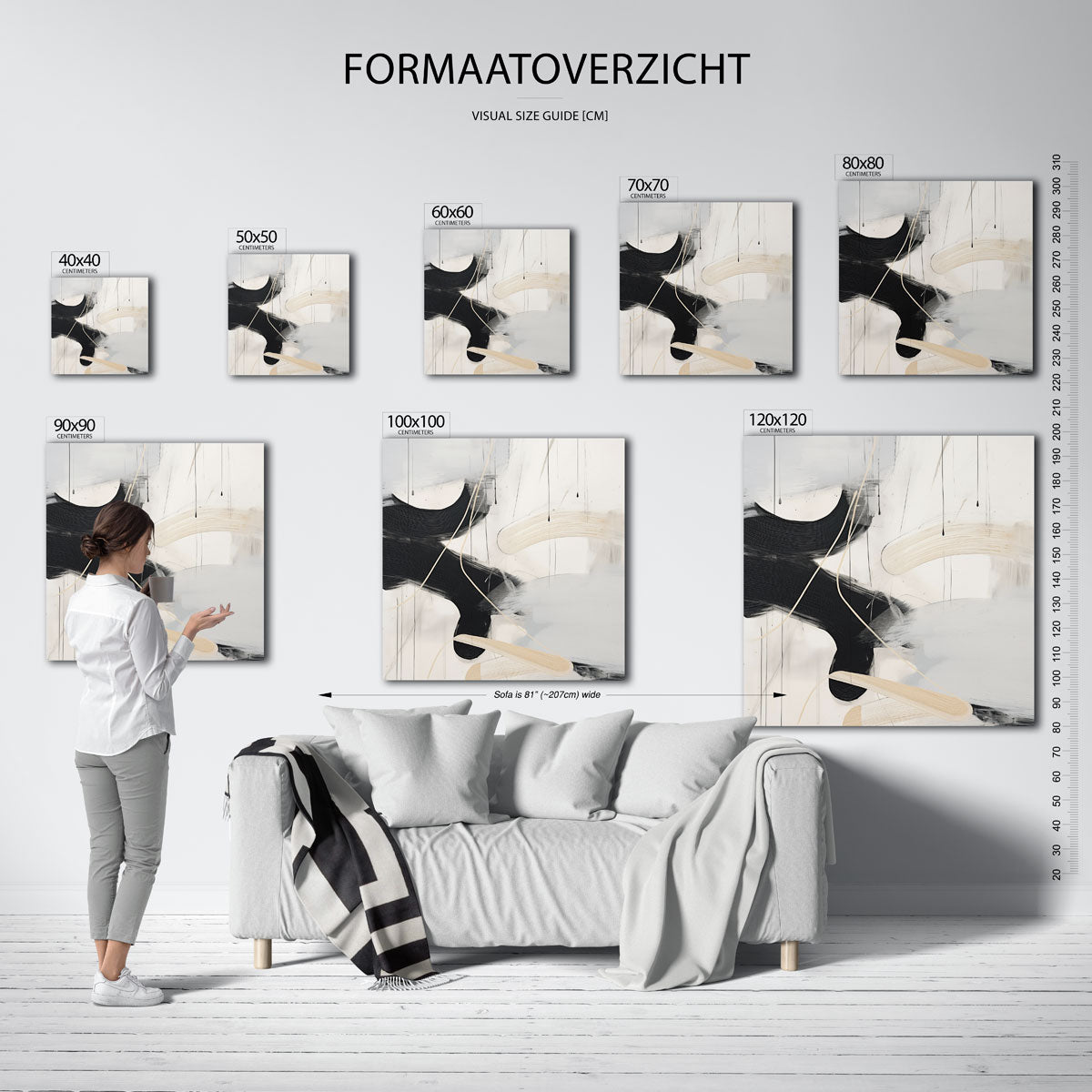Abstracte vormen Poster