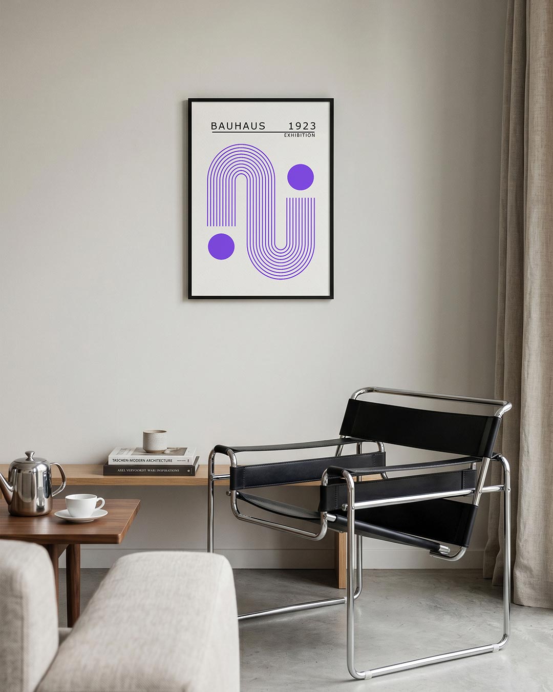 Lijnen en cirkels Poster
