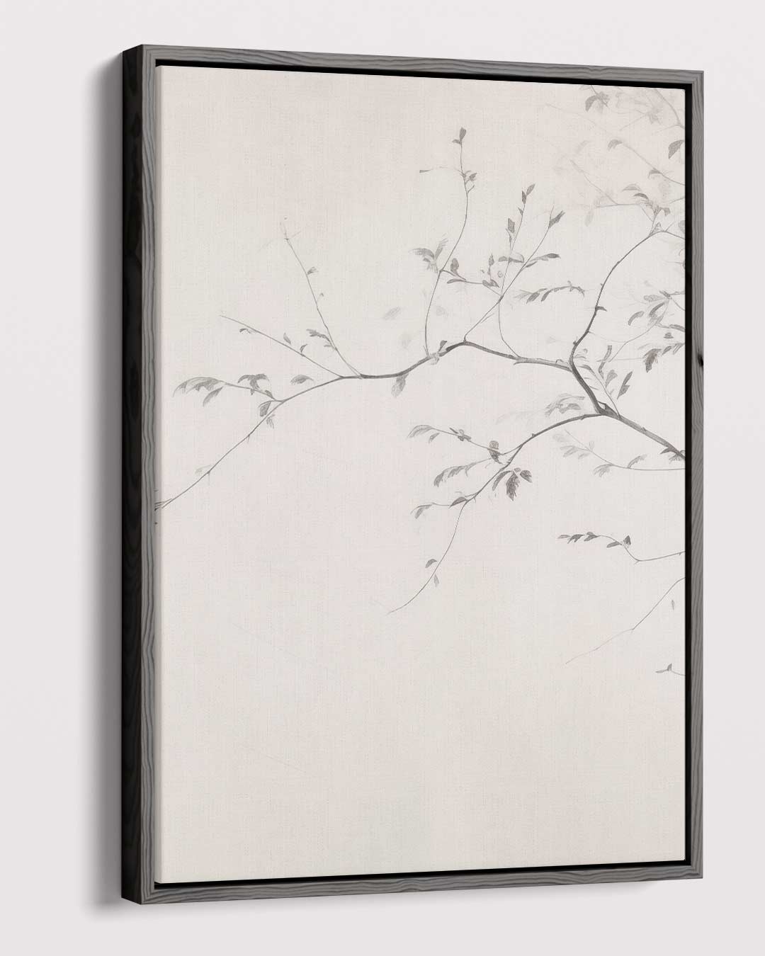 Rustige Takken in Minimalistisch Design Kunstwerk-canvas-dibond-plexiglas-wanddecoratie-WallArtistic