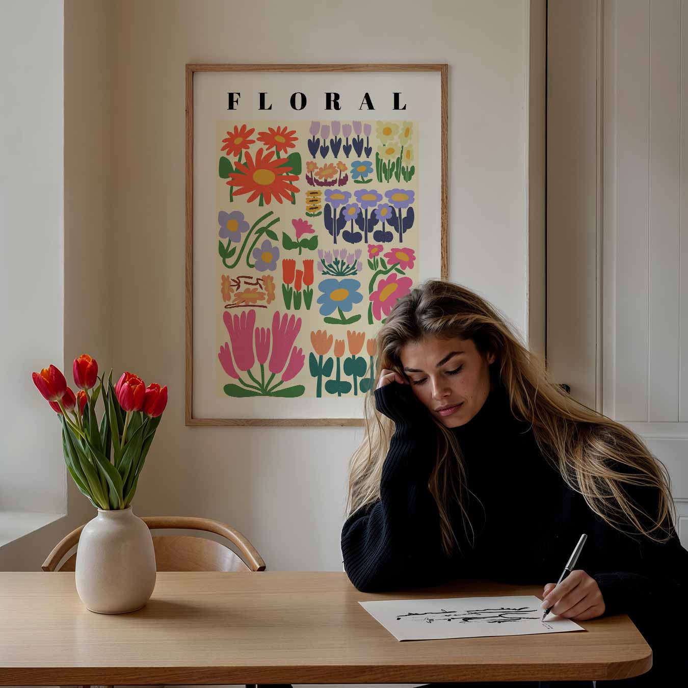 Bloemenpracht Poster-WallArtistic