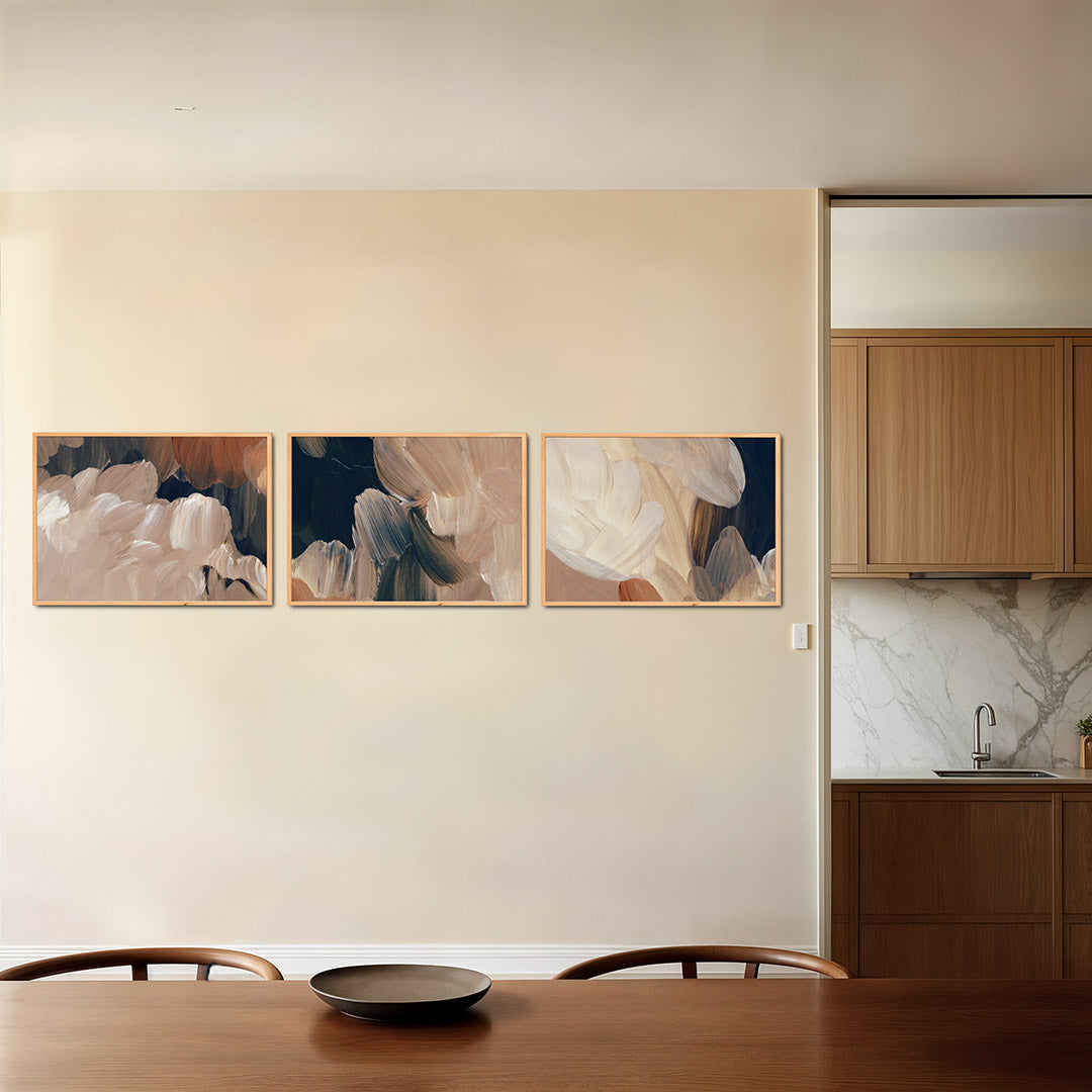 Zachte kleurvlakken Posterset