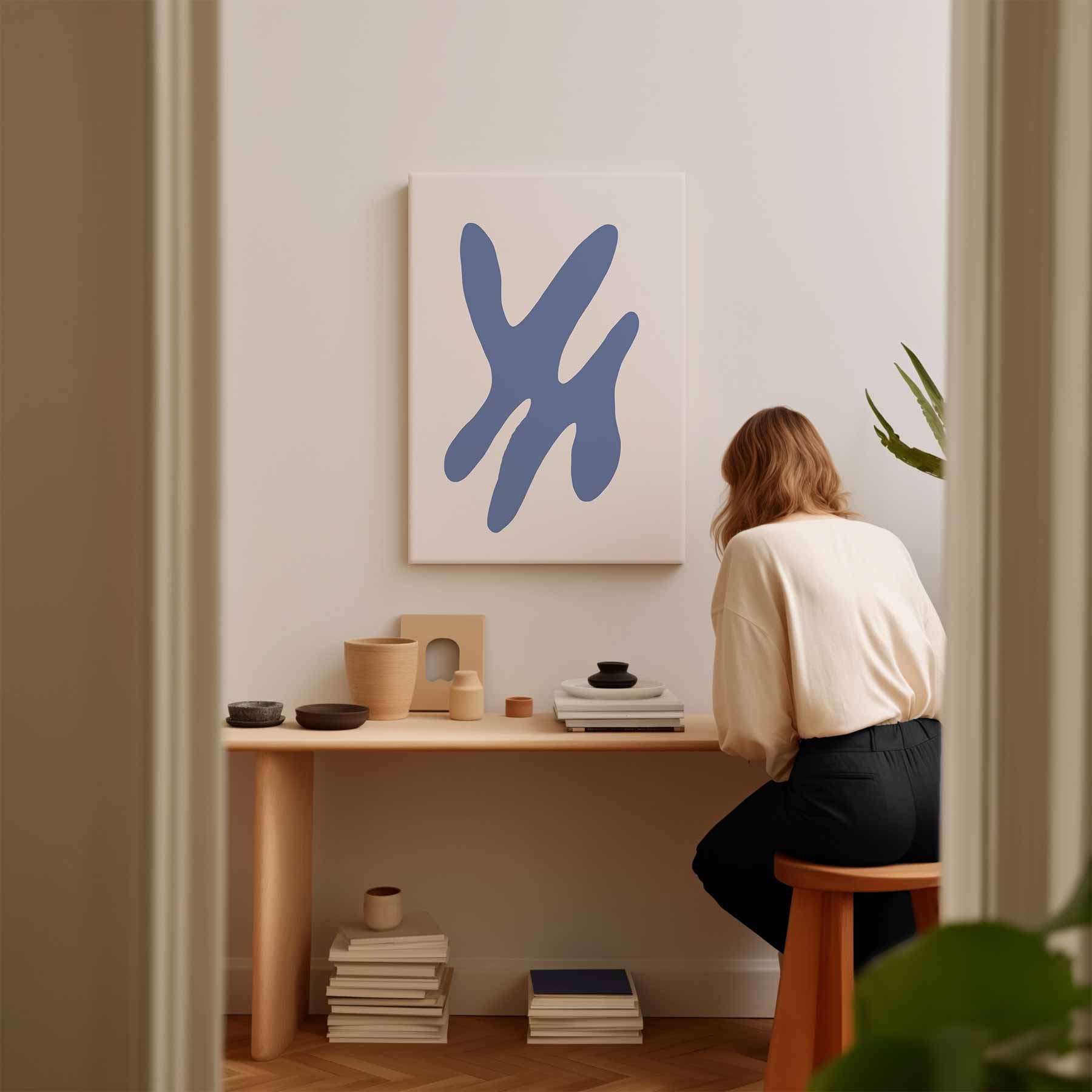Dans van de Vormen Kunstwerk-canvas-dibond-plexiglas-wanddecoratie-WallArtistic