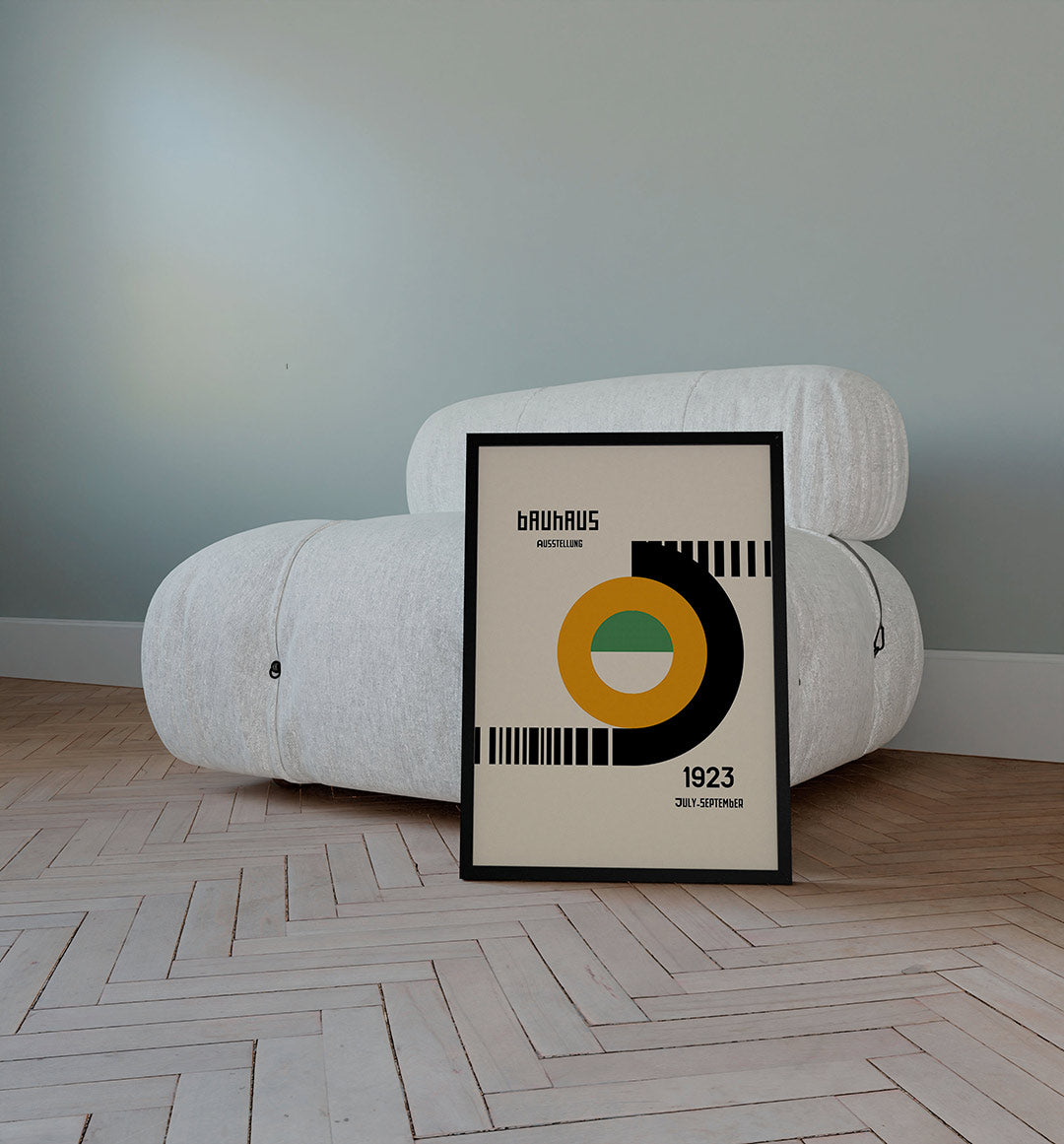 Grafische cirkelcompositie Poster