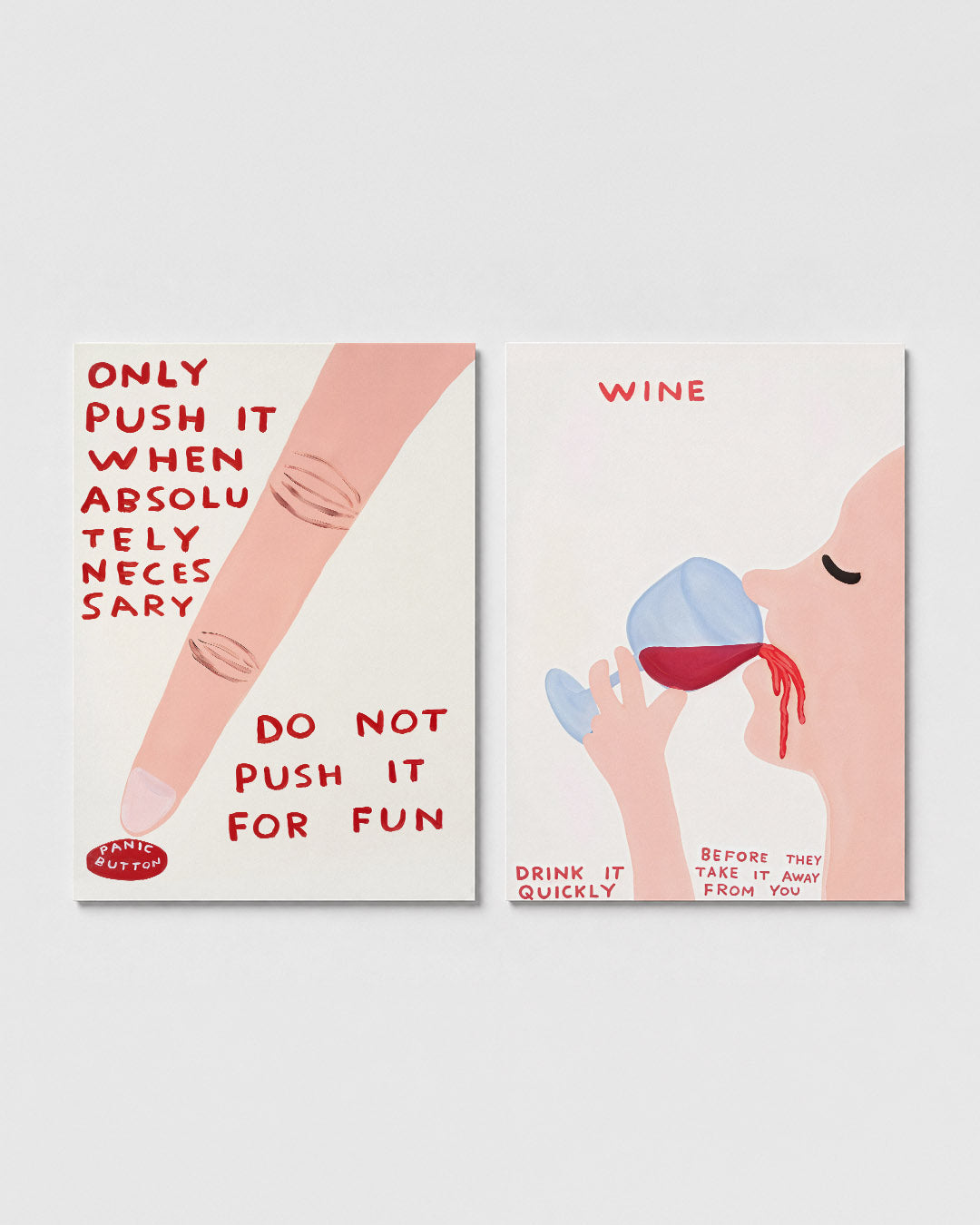 Kleur en tekst Posterset