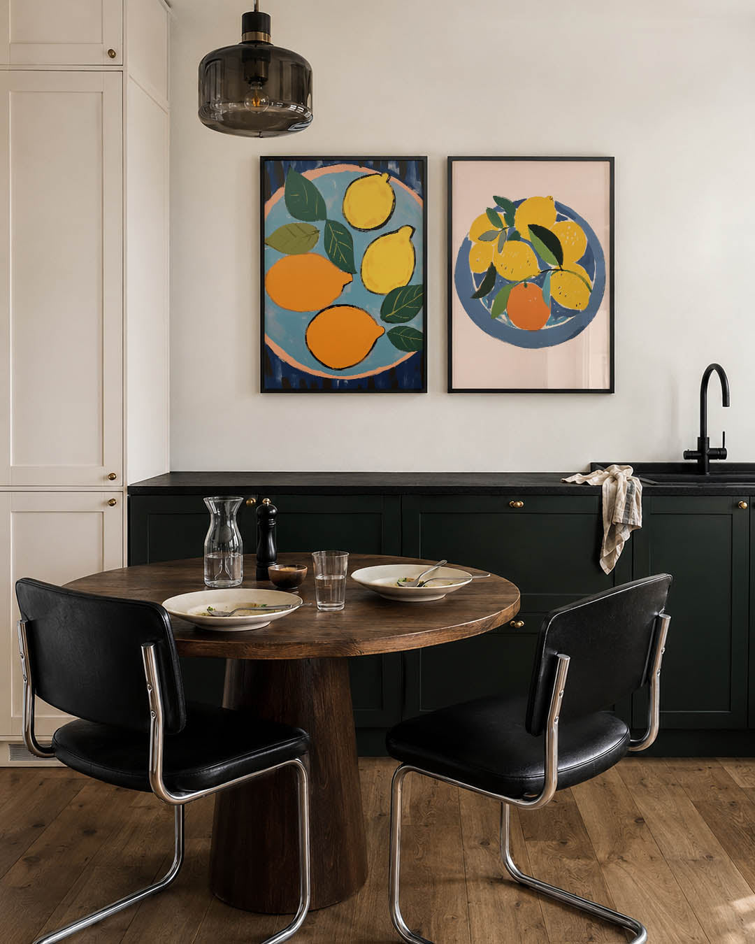 Fruit en bladeren Posterset