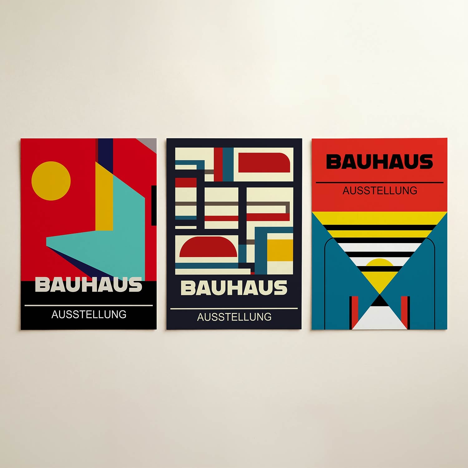 Kleur en vormen Posterset