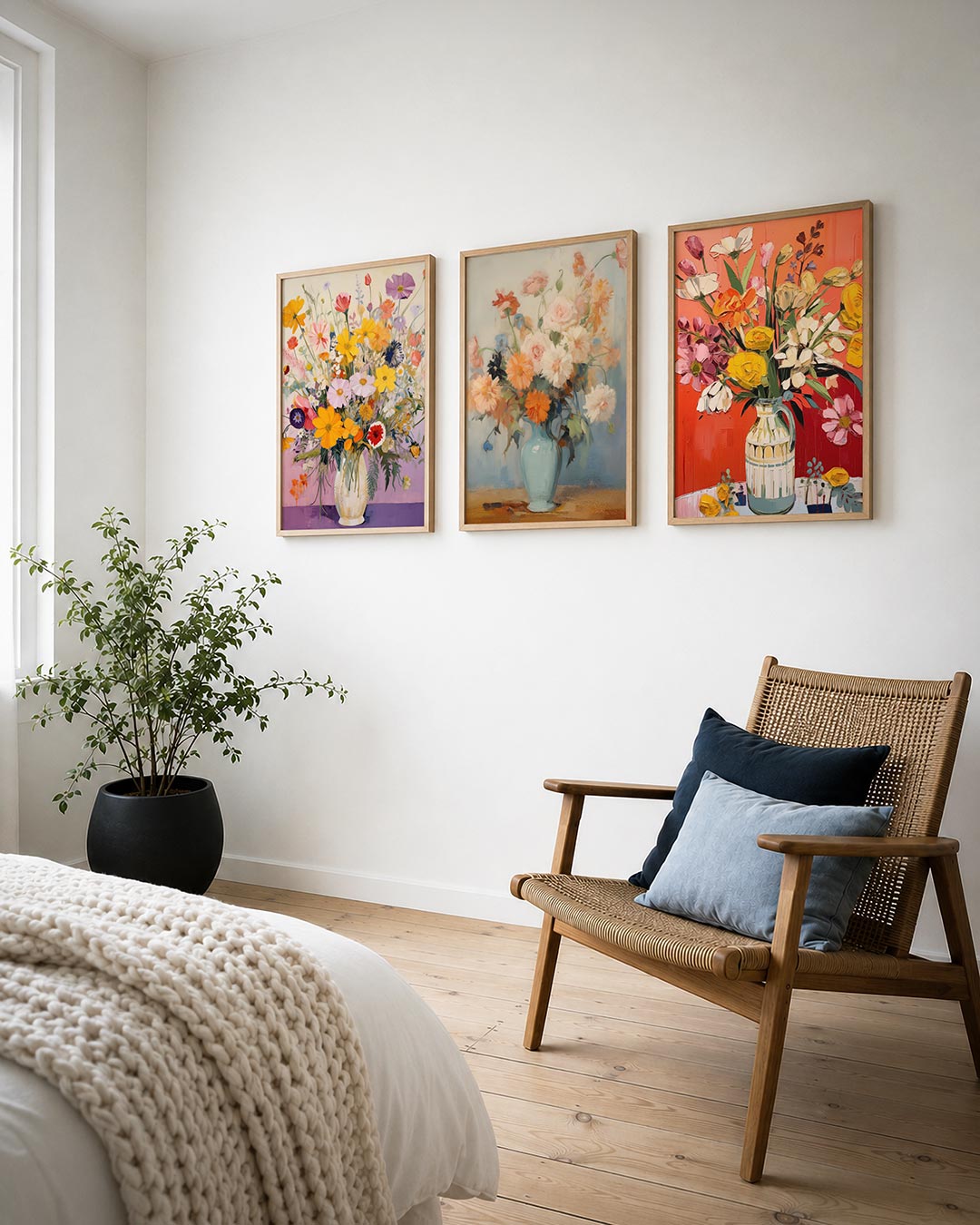 Bloemrijke kleurenpracht Posterset