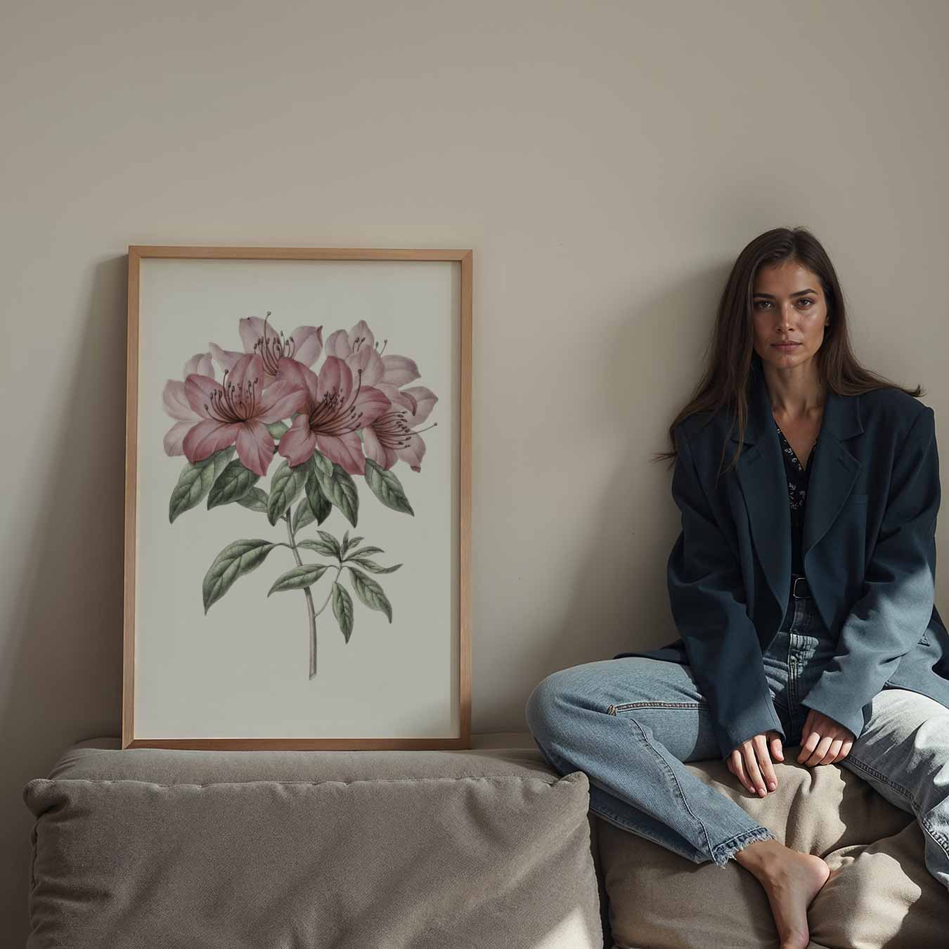 Elegante Bloemenpracht Poster-WallArtistic