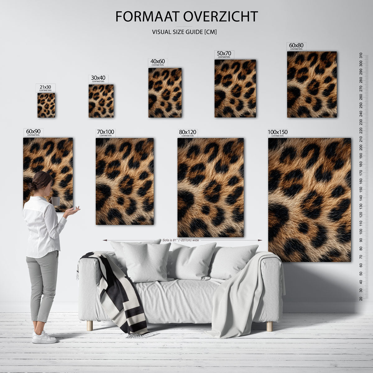 Luipaardprint Poster