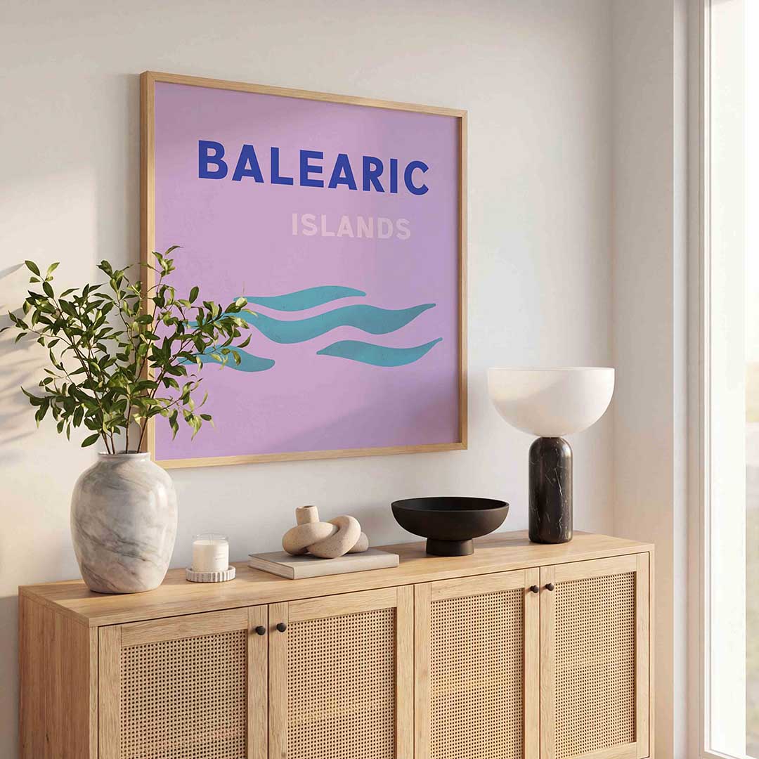 Balearic islands Poster