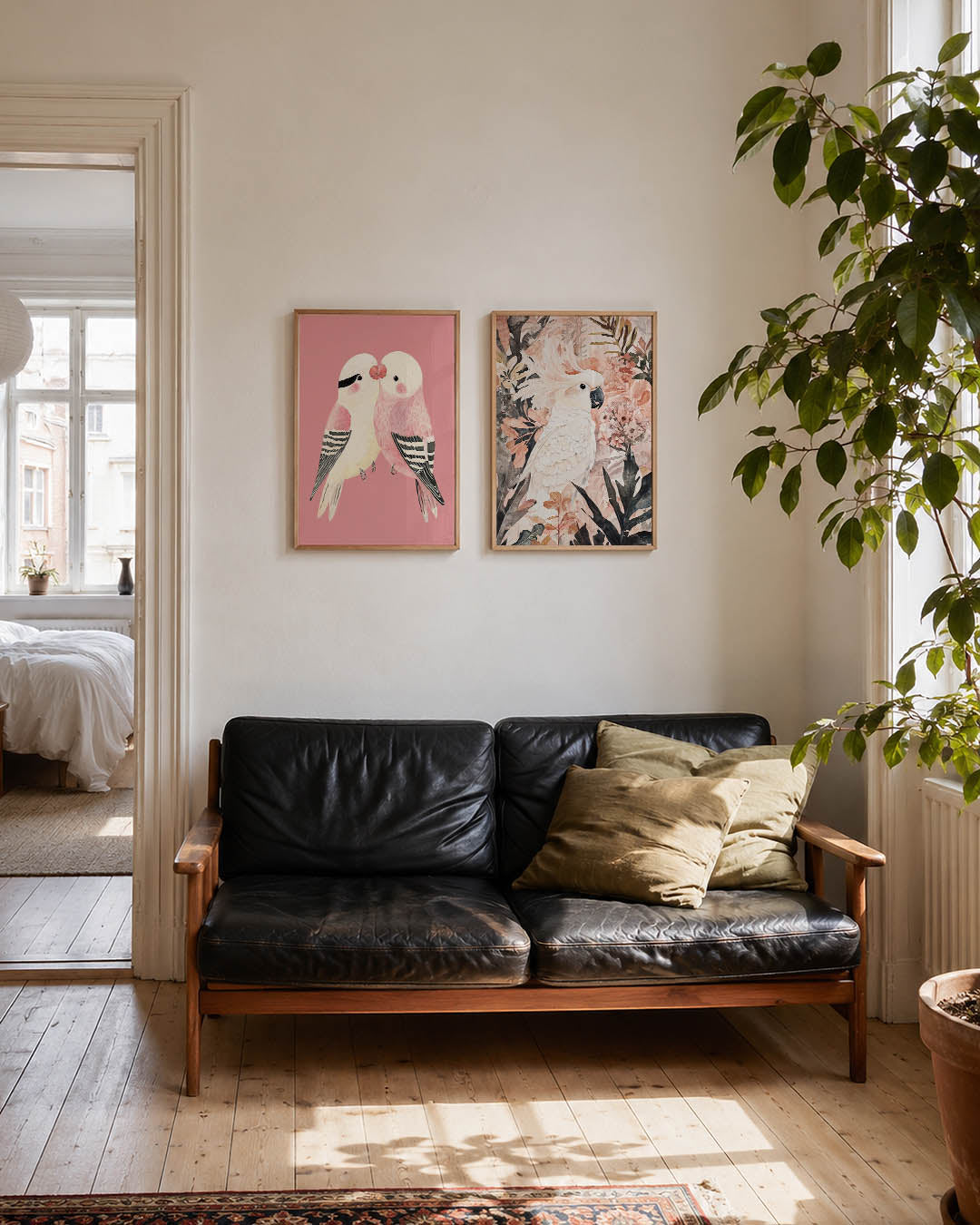 Vogels in harmonie Posterset