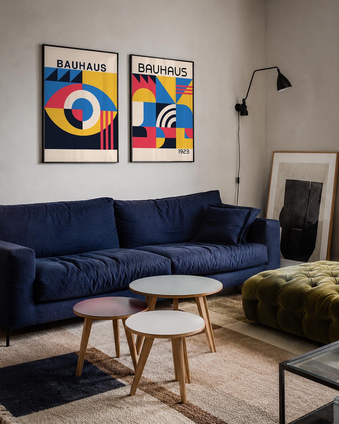 Kleurrijke vormen Posterset