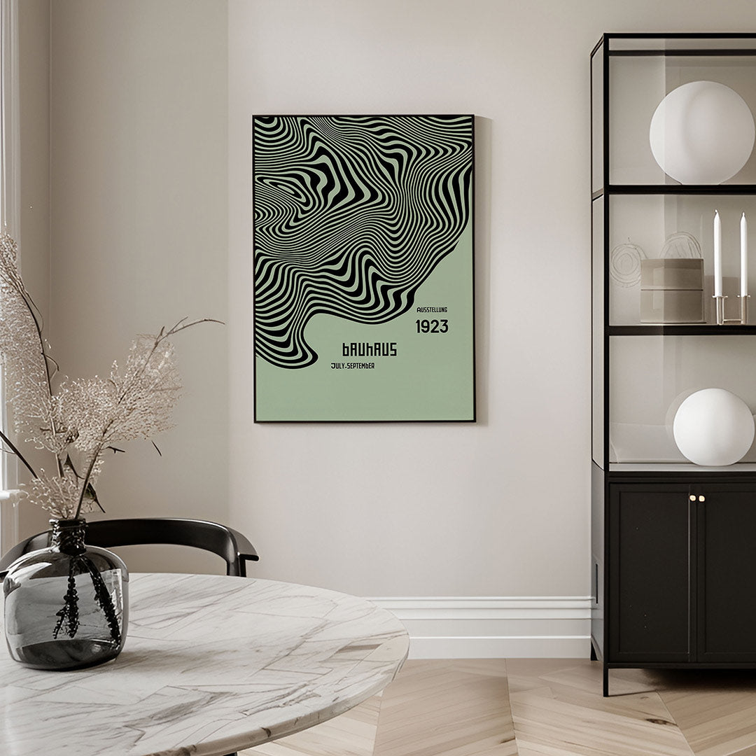 Golvend lijnenspel Poster