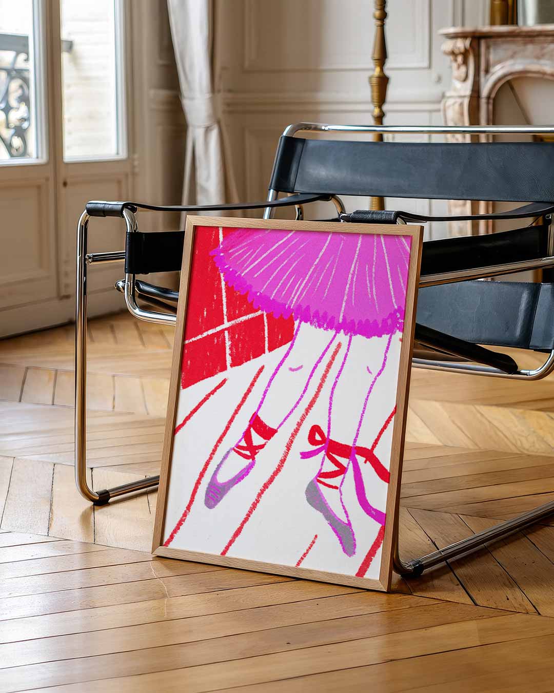 Elegante Ballerina Poster-WallArtistic