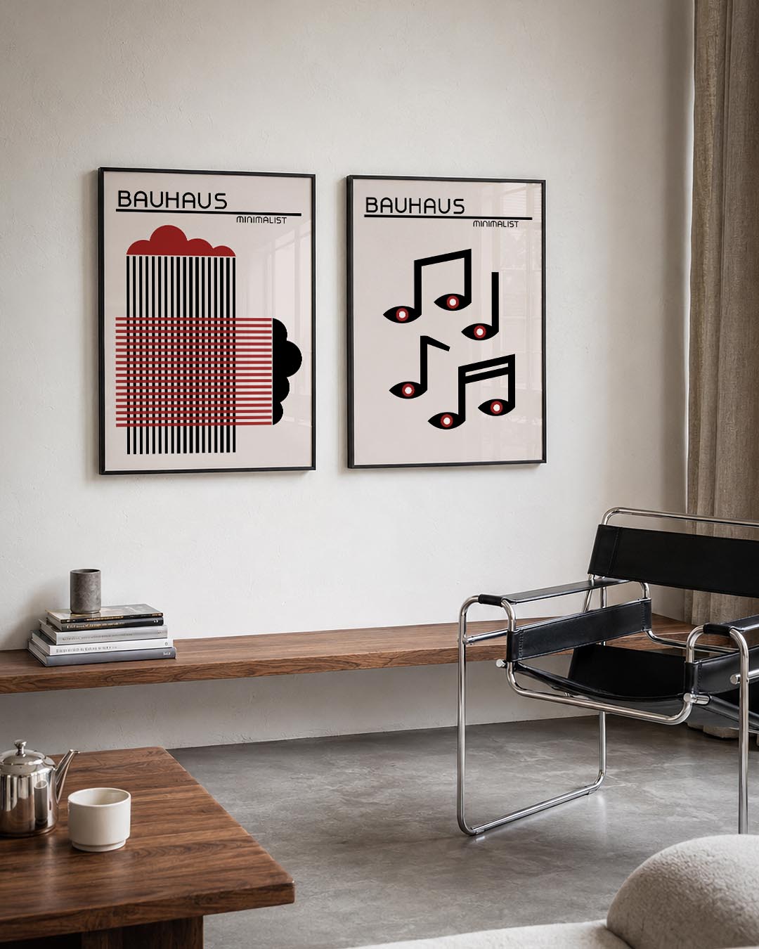 Lijnen en vlakken Posterset