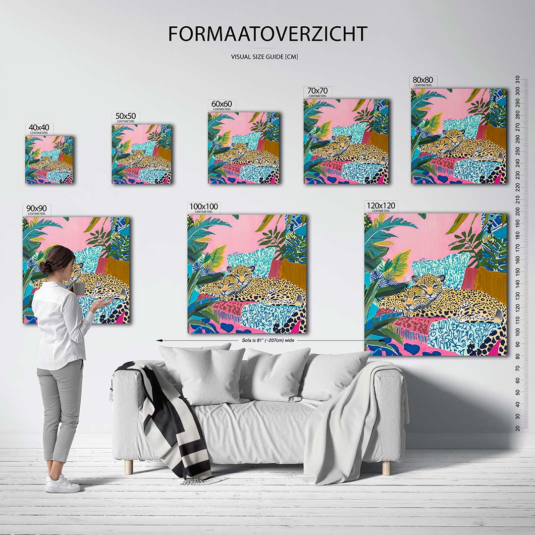 Exotische dierenwereld Kunstwerk