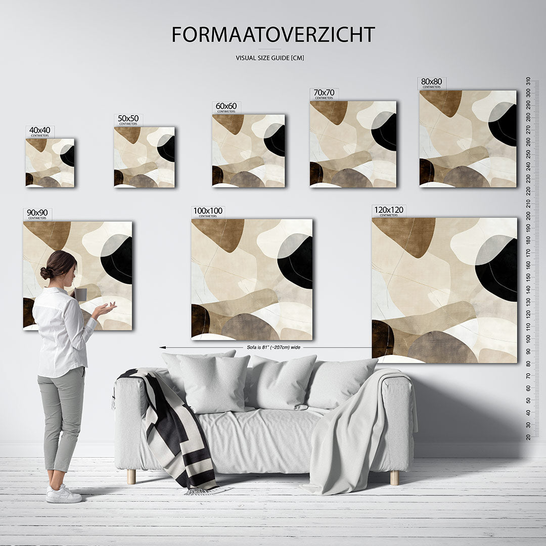 Organische vormen Kunstwerk