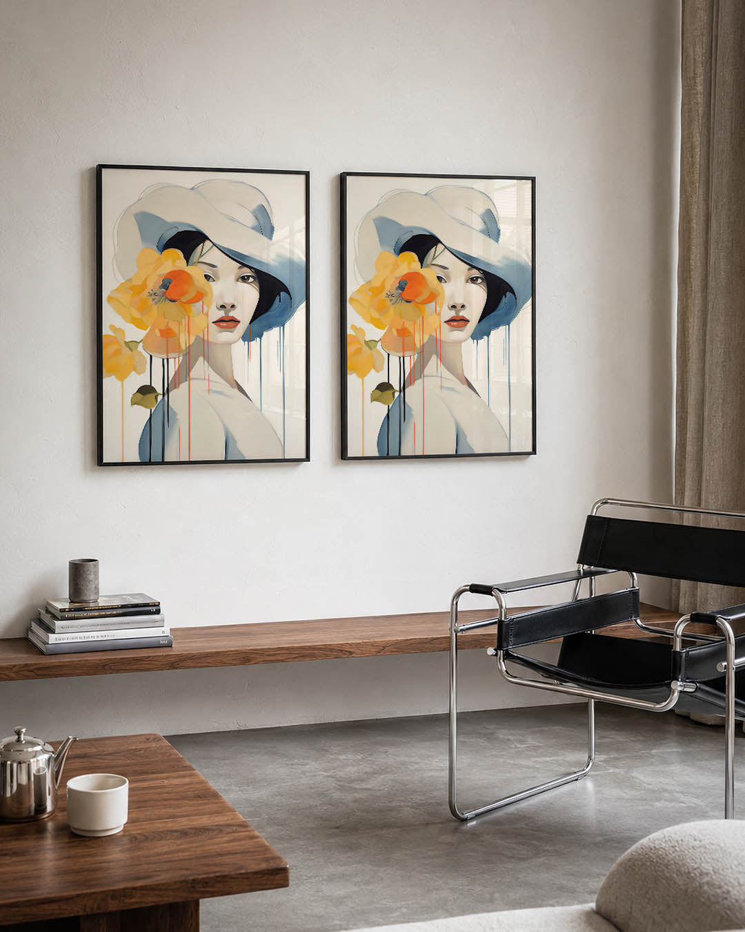 Vorm en kleurenspel Posterset