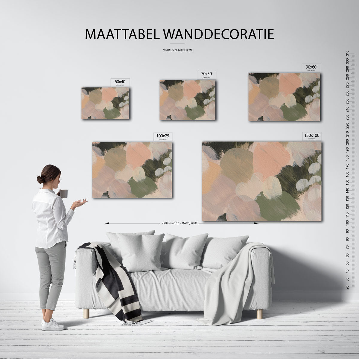 Organische vormen Kunstwerk