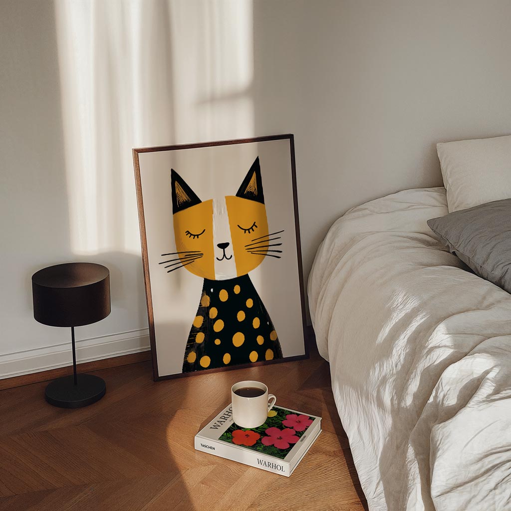 Dromerige Kattenkunst Poster-WallArtistic